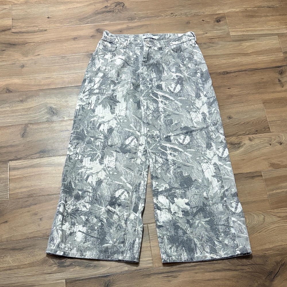 Gray Patterned Men's Pants
